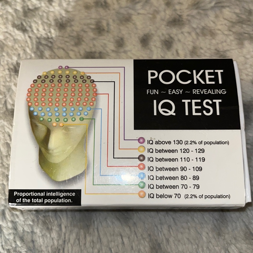 Pocket IQ Test NEW